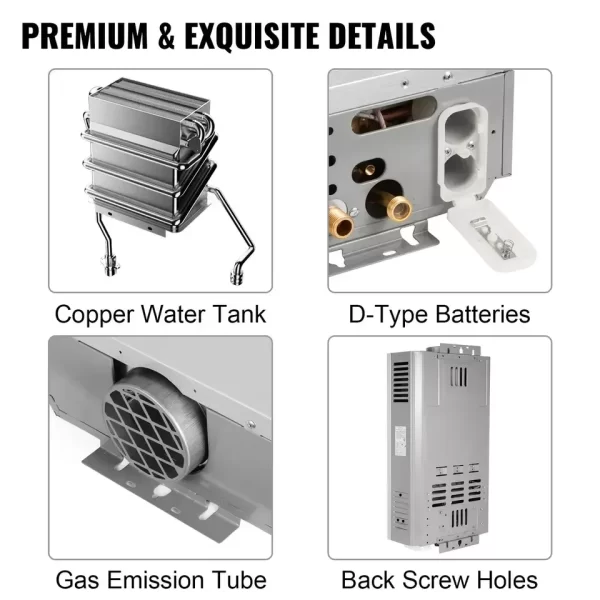 Propane 18L Gas LPG Tankless Instant Hot Water – Image 4