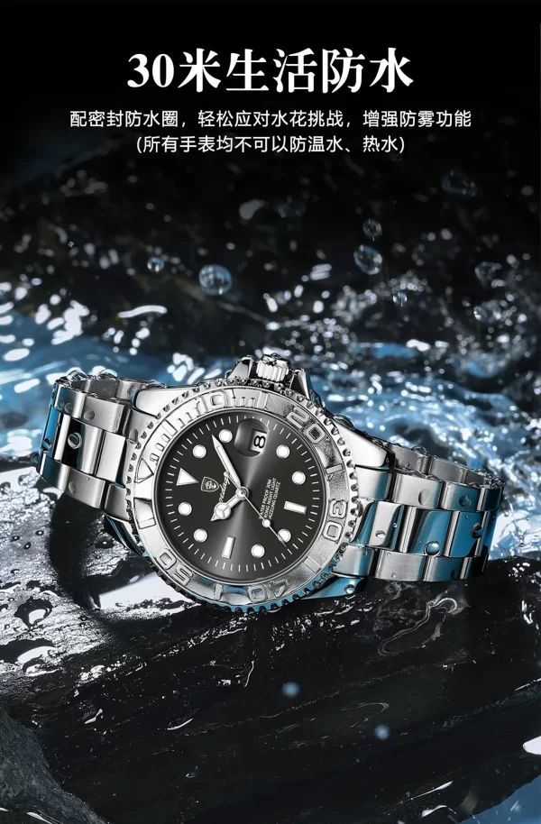 New Fashion Luxury Men Wristwatch Waterproof Luminous – Image 4